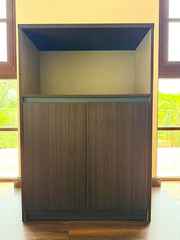 2 Marina Home Cabinet. In excellent condition,grey wood finish for only 400