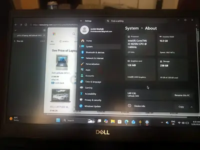 Dell Latitude 14-inch Laptop (i5, 16GB RAM, 256GB SSD)