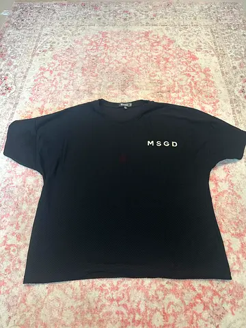 Misguided mesh T-shirt - size 8