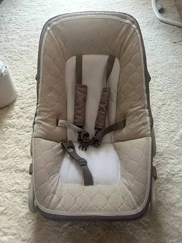 Beige baby rocker
