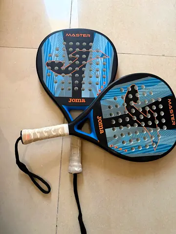 Pair of Joma Master padel rackets - gently used
