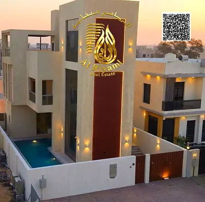 فيلا فاخرة مع مسبح خاص للإيجار السنوى بالزاهية عجمان