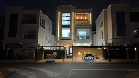 🏡✨ **Luxury villa for rent in Al Amrah area - Ajman | 7 Master Bedrooms with Elevator for AED 135,000** ✨🏡