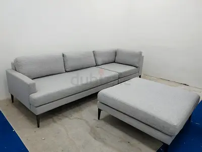 Andes west elm comfortable lshape sofa