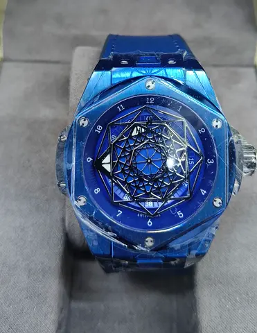 Hublot Big Bang Sang Bleu Super Master Clone 1.1 Watch
