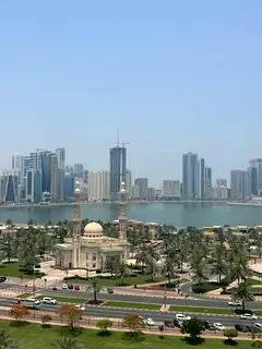 Cheapest 4-bedroom apartment with a living room in Al Majaz 2, Sharjah, for annual rent - Master bed