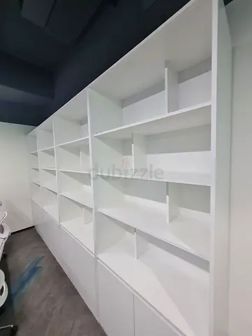 White Shelves Cabinets