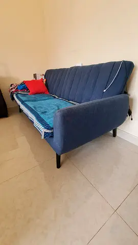 Blue 2-seater Sofa / Loveseat in Good Condition