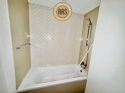 Fully Furnished Studio with Huge Terrace Same Building Footbridge Accees To city Center+All Amenities