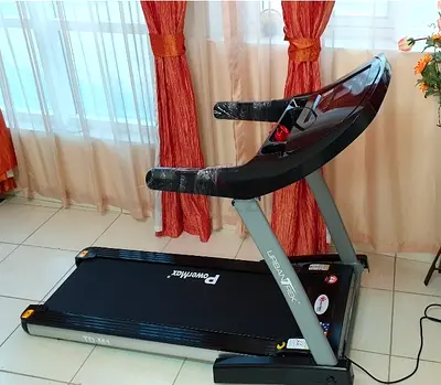 PowerMax Fitness TD-M1 (4HP Peak) Pre-installed Motorized Foldable Treadmill