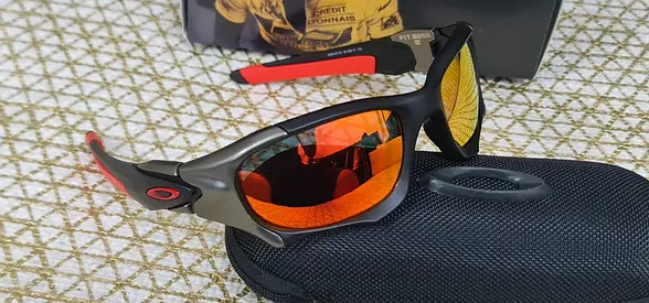 Oakley PitBoss II Matte Black w/Red Iridium Polarized Lens