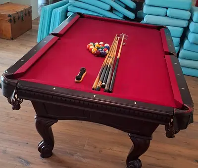 8 feet Marbal slate top,pocket drop pool billiards table is for sale