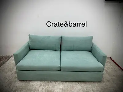 Like new condition cratebarrel two seater sofa