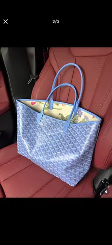 Goyard Tote Saint Louis limited edition Iris GM preloved