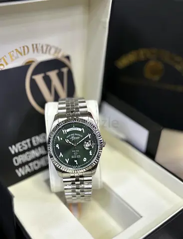 West End Watch Co. Automatic Mens Stainless Steel Watch with Green Dial