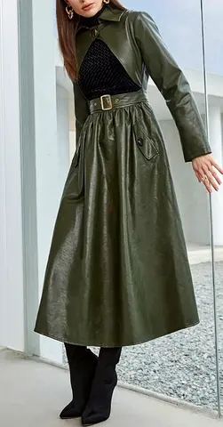 Pu leather dress brand new