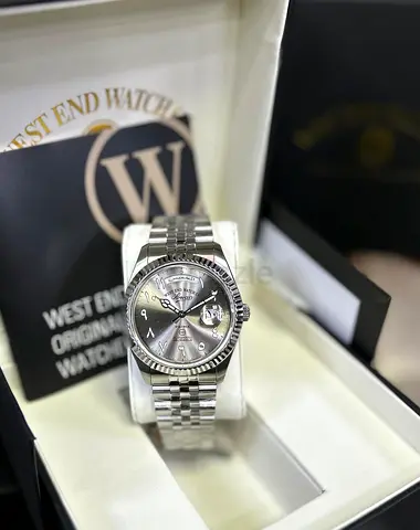 West End Watch Co. Mens Stainless Steel Automatic Watch with Date