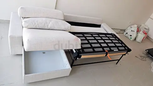 Ikea vimle L shape sofa bed Beige Excellent Condition