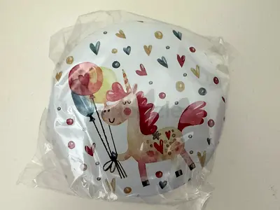 Unicorn Balloons and Hearts Design Trinket Tin BRAND NEW