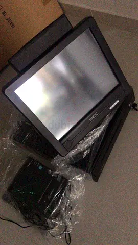 NEC Touchscreen POS Terminal with Small Form Factor PC - Good Condition