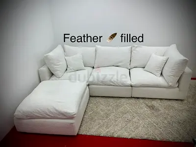Perfect condition feather 🪶 filled modular sofa