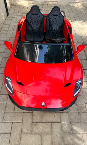 Kids 2-Seater Red Maserati Electric Ride-On Car - Good Condition