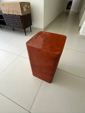 Small Orange Side Table