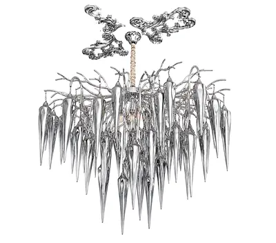 Exclusive Liquid Metal Statement Chandelier – Avant-Garde / Neo-Baroque