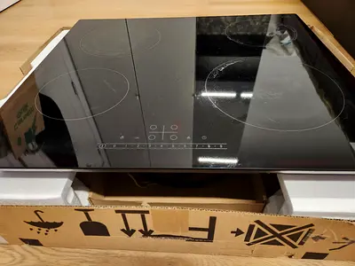 Bosch Serie 6 Built-In 4-Zone Electric Hob, PKE611FB2M