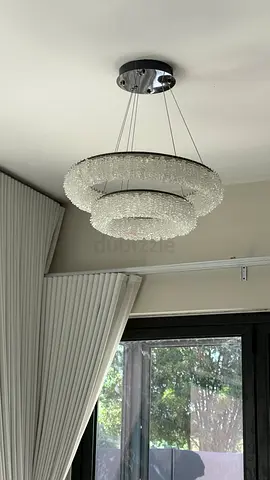 Two chandeliers