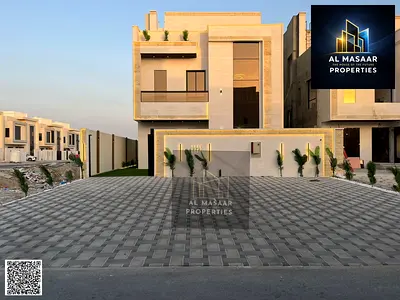 فيلا مودرن في الزاهية مع ارتداد امامي 15 متر مع مسبح وشاملة رسوم التسجيل والتمليك