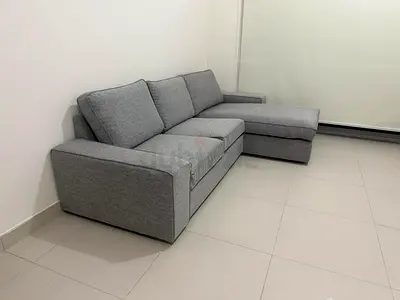 Ikea kivik L shape sofa Gray Excellent Condition