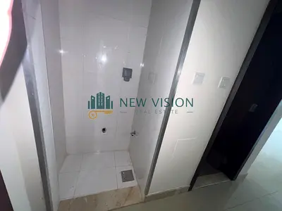 One bedroom apartment in Al Nahda with 2 bathrooms balcony laundry room parking landlord paid AC and one month free annual rent 46880 AED comfortable