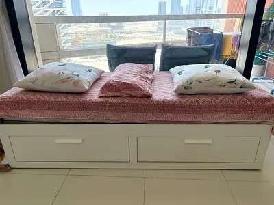 IKEA day bed memory foam mattress