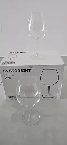 IKEA STORSINT Wine Glasses Set of 6