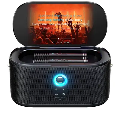 Ikarao karaoke with lyrics display 10.2 inch +2 microphones