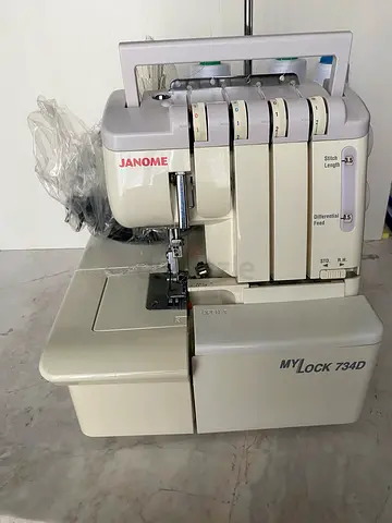 Janome MyLock 734D Serger / Overlocker Sewing Machine - Good Working Condition