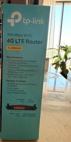 TP-Link TL-MR6400 4G LTE Router - 300 Mbps (Used ohne Tine, very Good Condition)