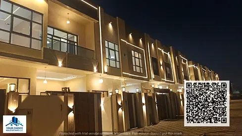 First occupancy villa in the heart of Al Helio 2, Ajman. Townhouse with a stunning view, featuring