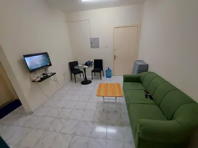 Spacious furnished 2bhk apartment//Near to dubai border and bus stop//welcome for familes