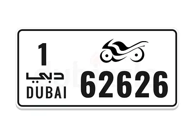 Dubai motorcycle 62626 code 1