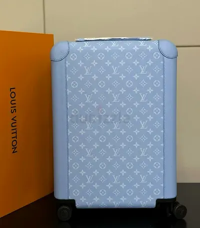 Blue Louis vuitton Horizon 55 suitcase