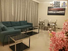 For monthly rent on the beachfront: two master bedrooms, living room, separate bathroom, two balconi