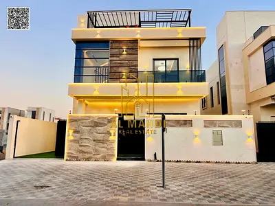 Luxury villa next to Hajar Mosque with distinctive finishes. Own a ground floor, first floor, and rooftop villa in a prime location. A golden opportun