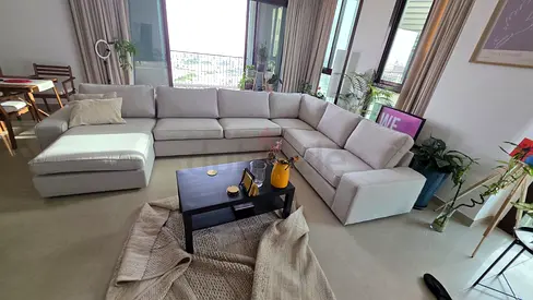 Neat And Clean High Quality ikea kivik U shape sofa beige