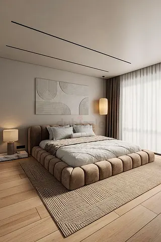 Modern stylish bed