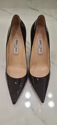 Jimmy Choo Patent Leather Pointed Toe Pumps
