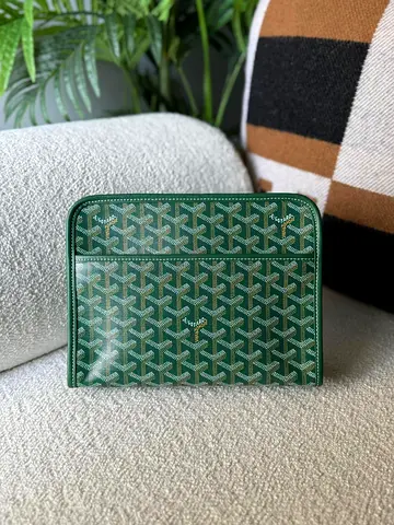 Green Goyard jouvence Toiletry bag