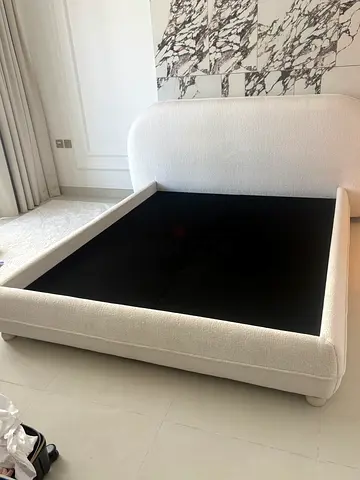 Bed and Mattress set 200cm x 160cm 350Dhs