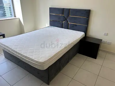 Double bed with mattress